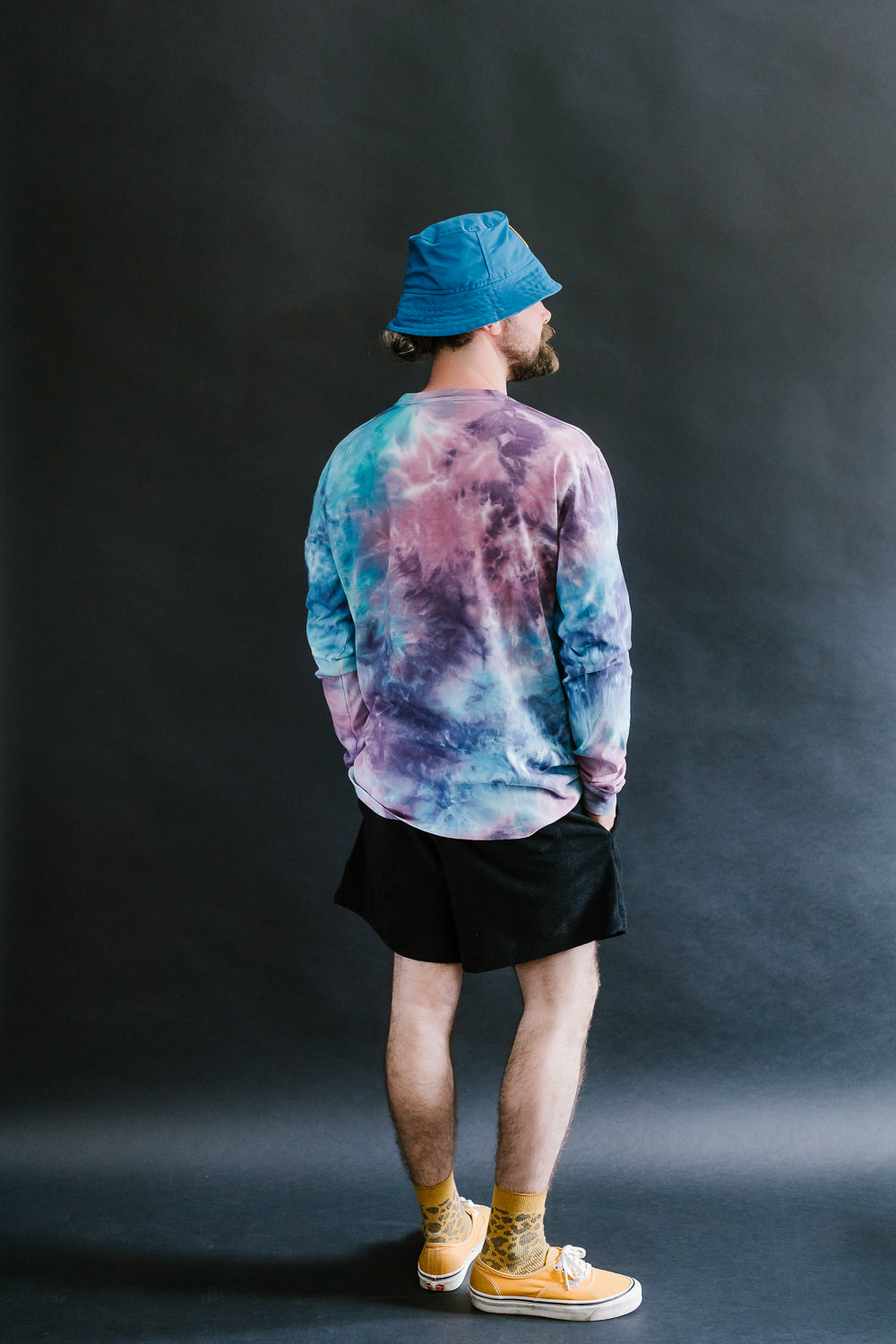 Howlin' Tie Dye T-Shirt Long Sleeve - Night Mix