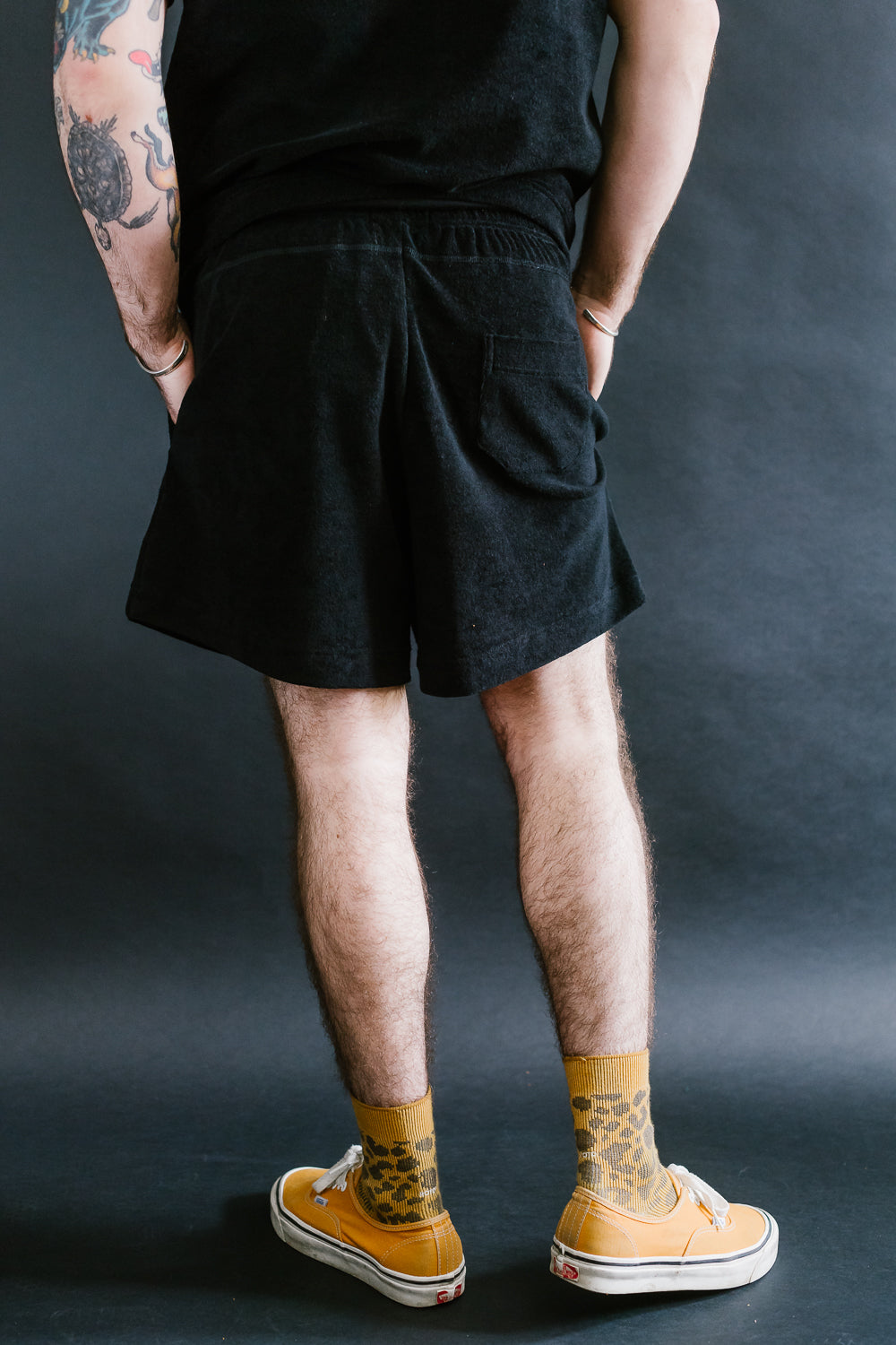 Towel Shorts Uni - Tales Of The Balearic Age - Black