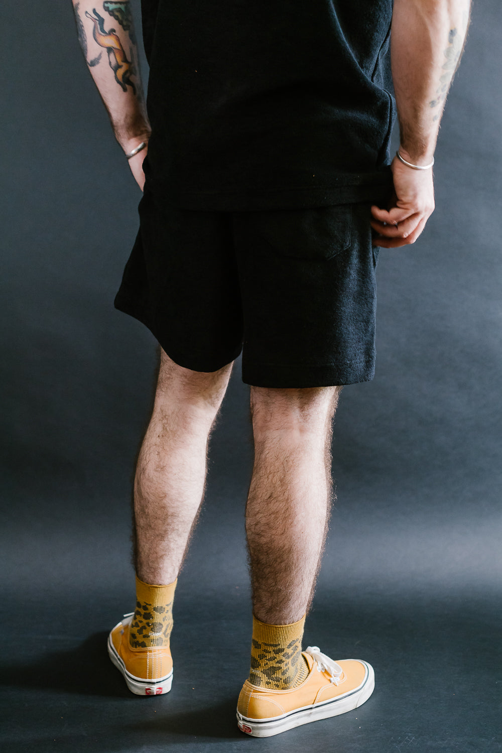 Towel Shorts Uni - Tales Of The Balearic Age - Black