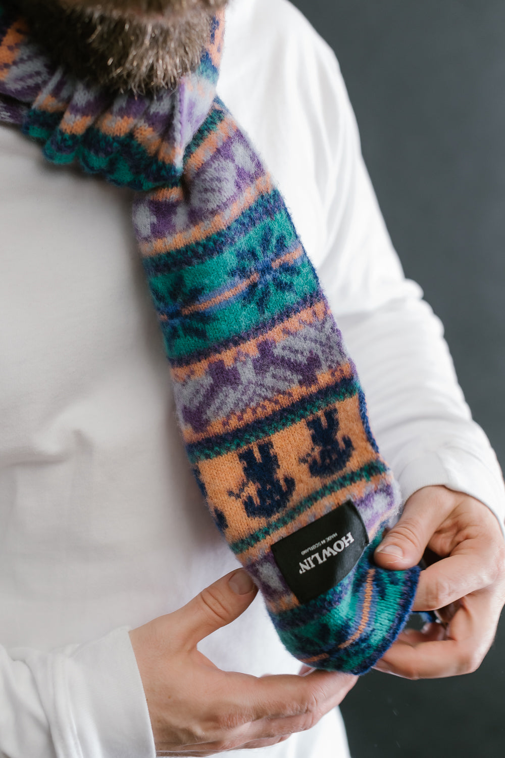 Cosmic Dogs Scarf - Solid