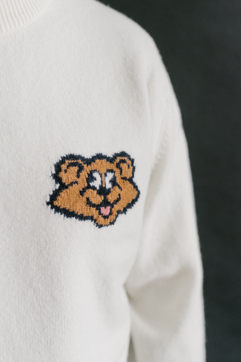 Real Shaggy Bear Pullover - Ecru