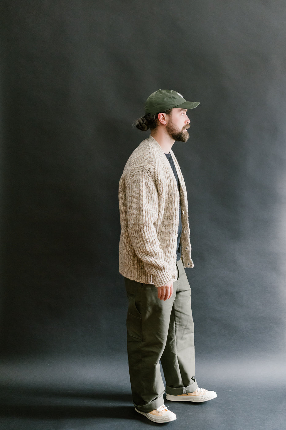 Safety Knit Cardigan - Biscuit