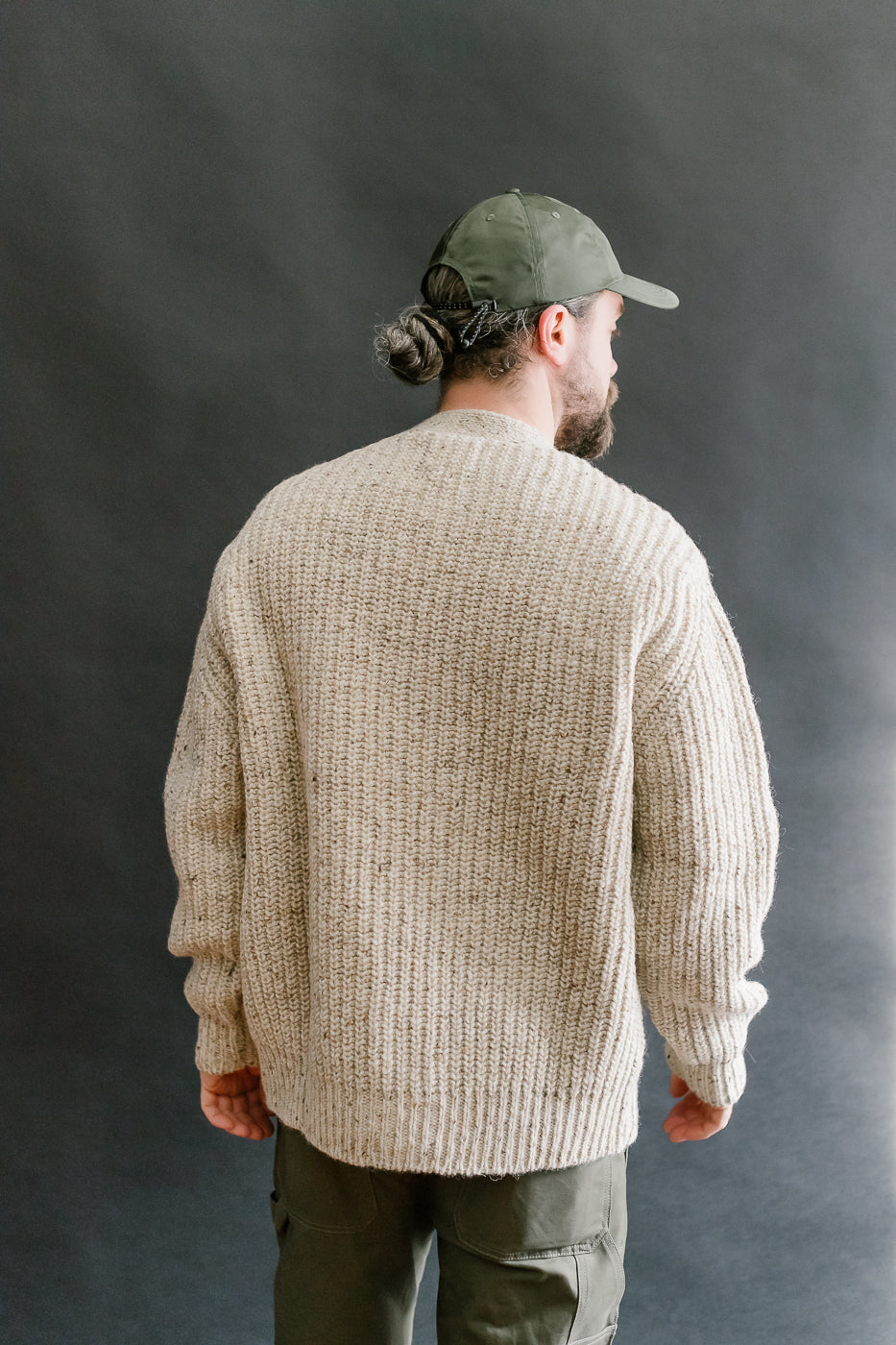 Safety Knit Cardigan - Biscuit