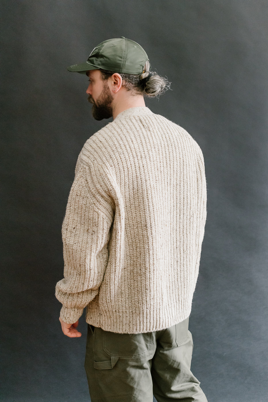 Safety Knit Cardigan - Biscuit