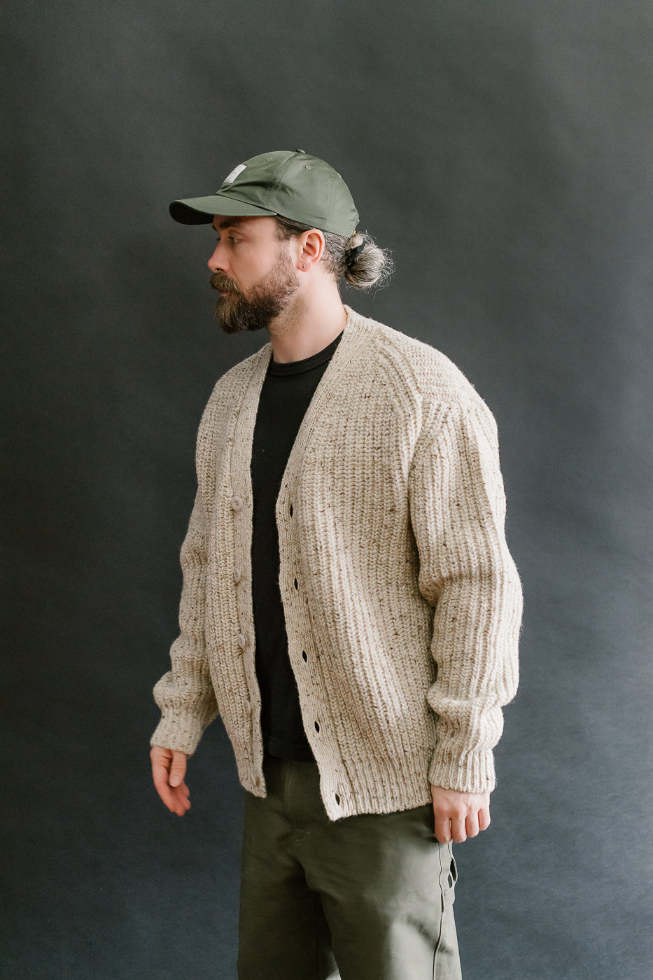 Safety Knit Cardigan - Biscuit