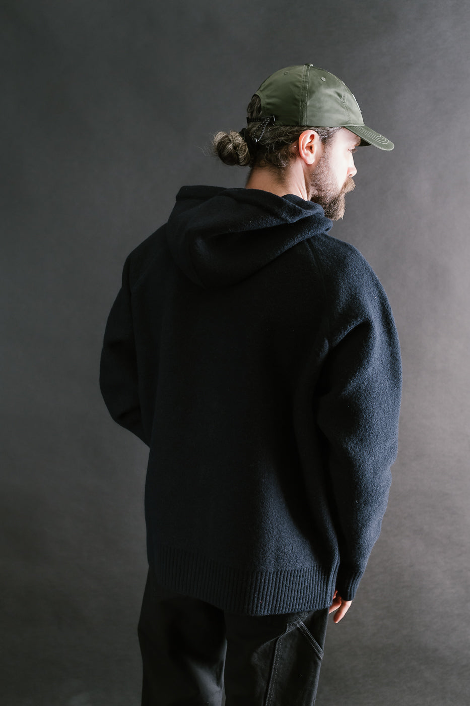 Bighorn Power Wool Zip Hoodie - Navy