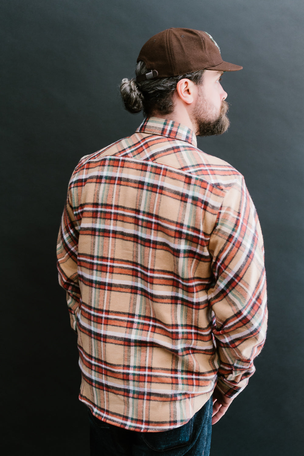 Bryson Check Flannel - Beige, Red, White, Green