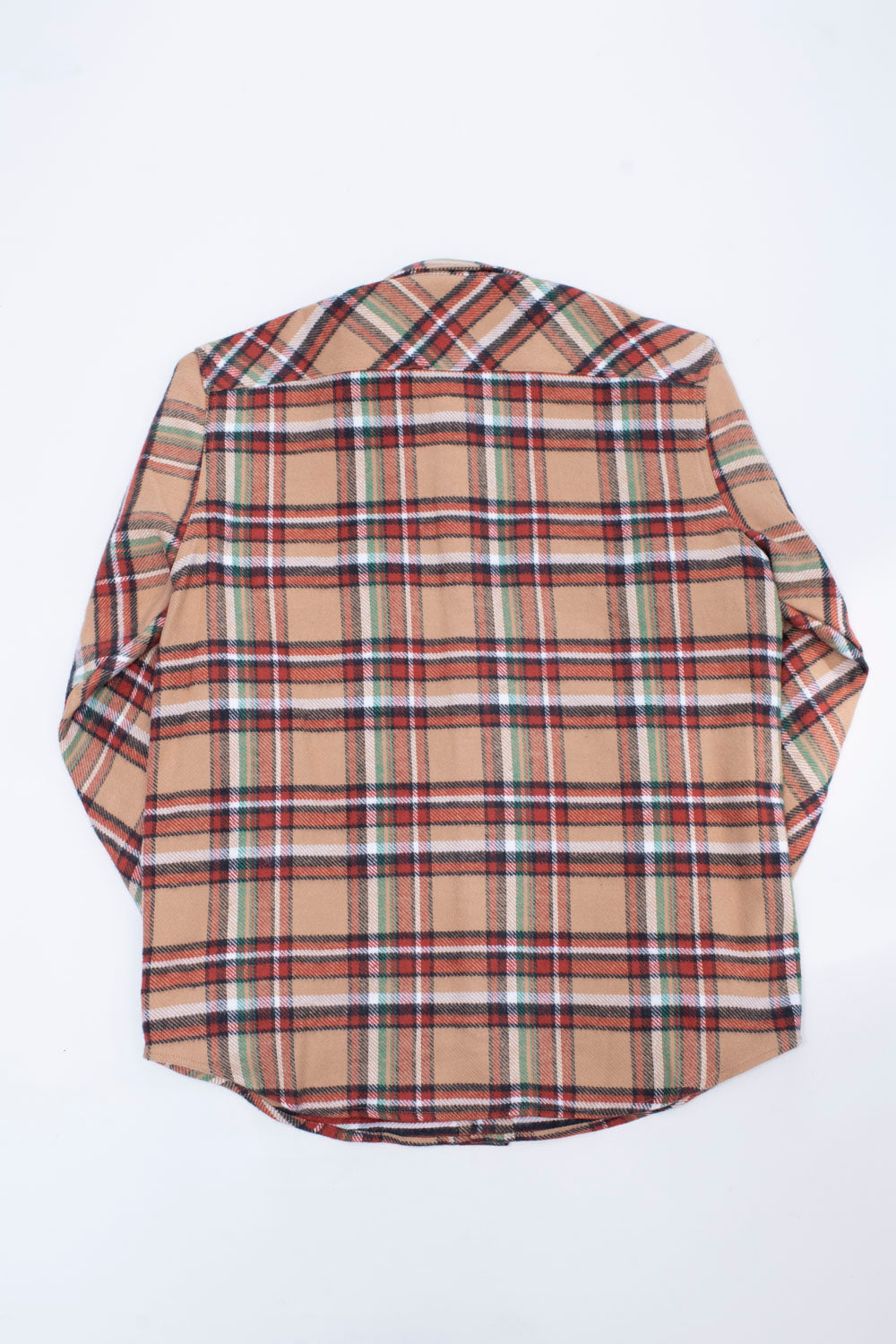 Bryson Check Flannel - Beige, Red, White, Green