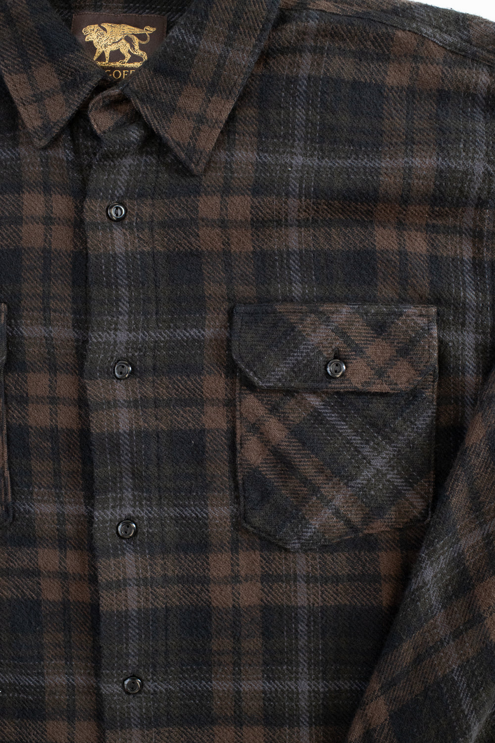 Bryson Check Flannel - Black, Brown