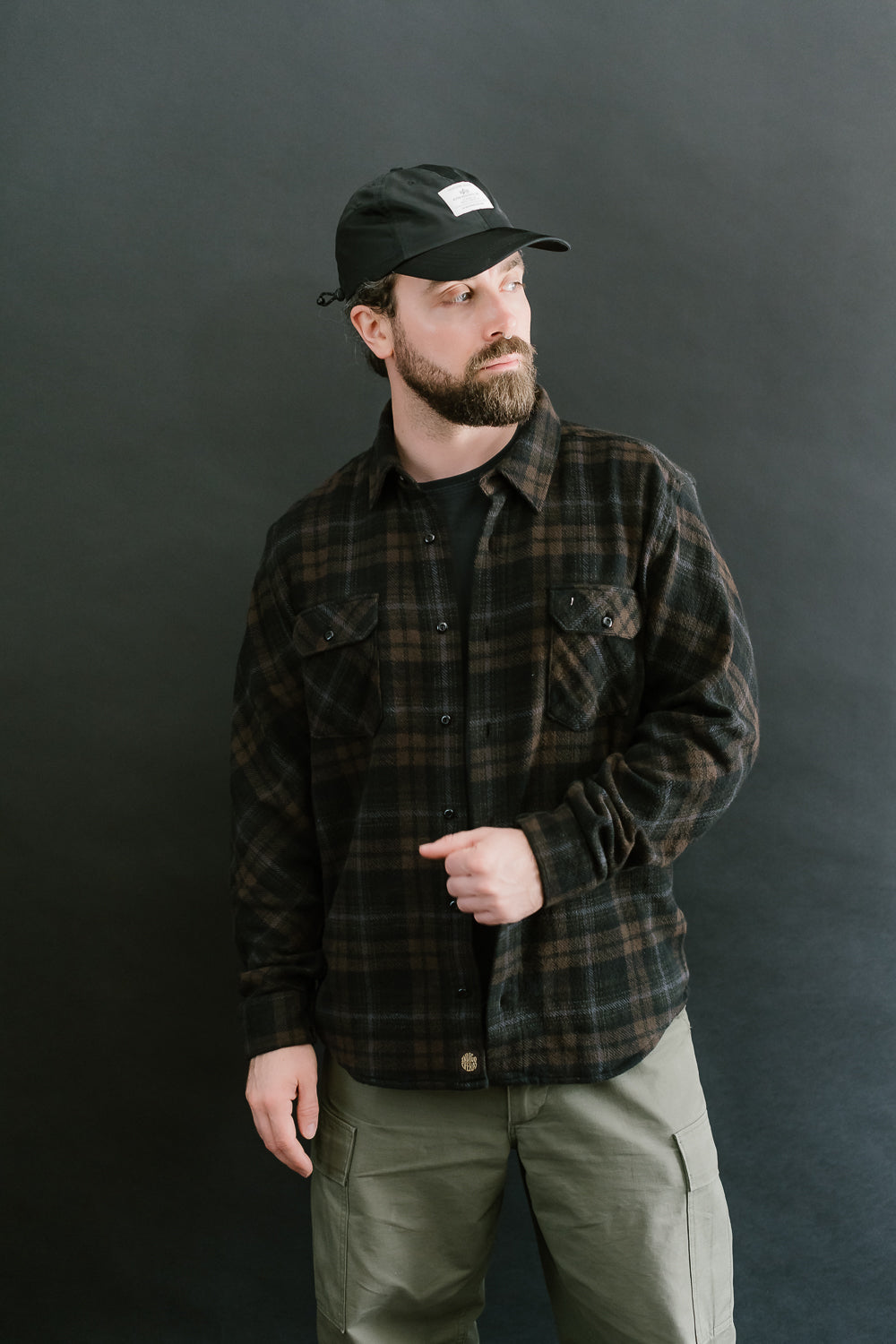 Bryson Check Flannel - Black, Brown