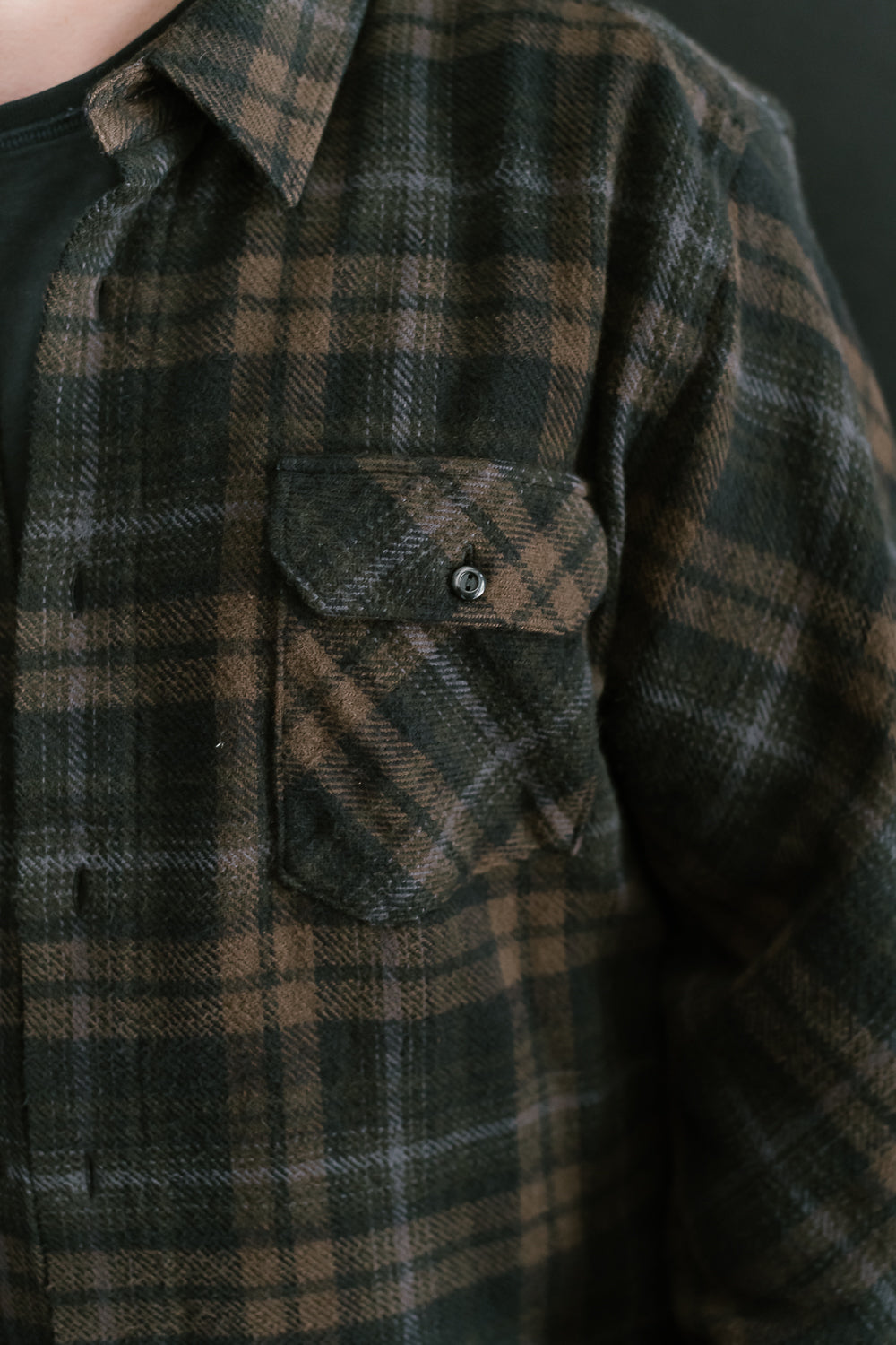 Bryson Check Flannel - Black, Brown