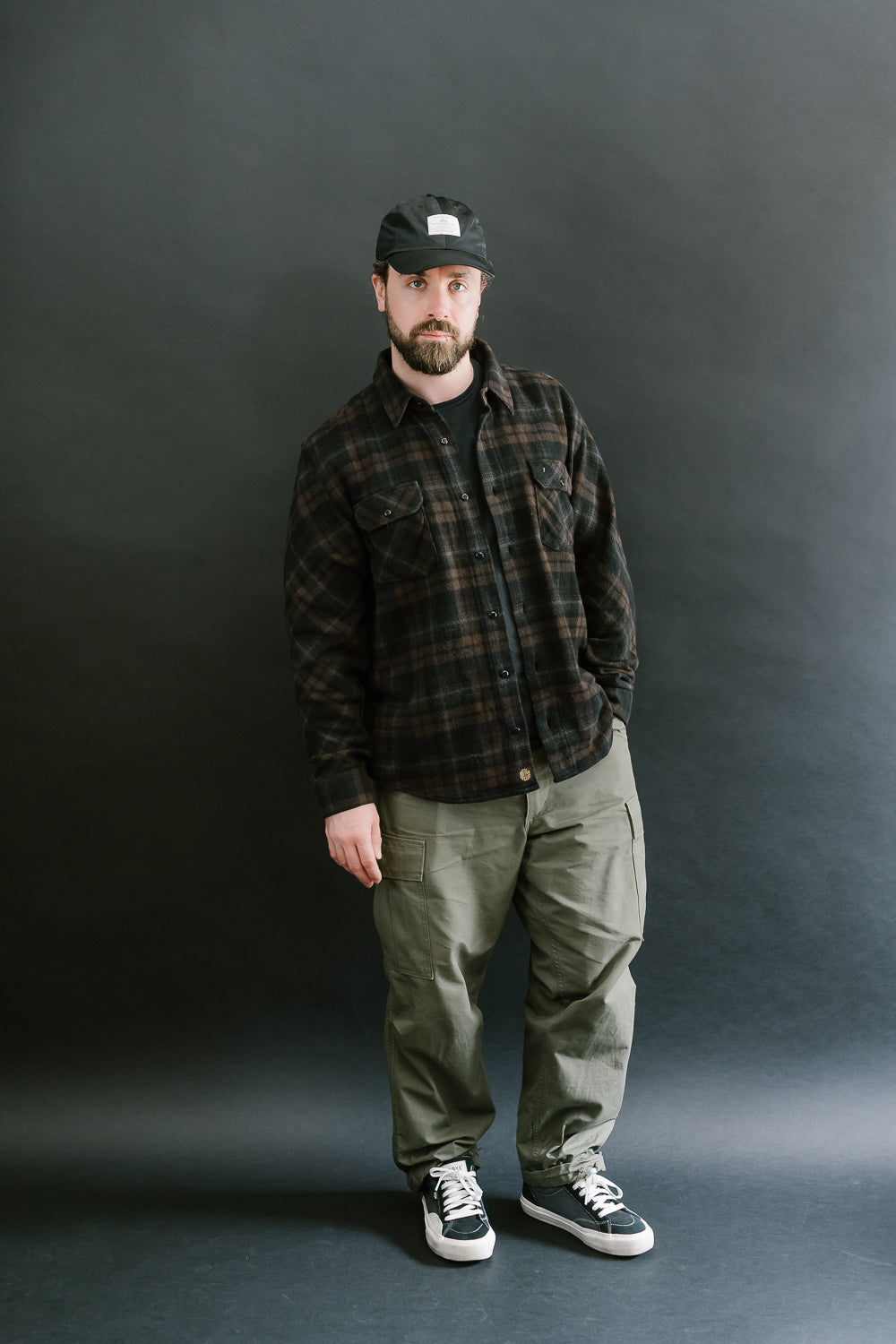 Bryson Check Flannel - Black, Brown