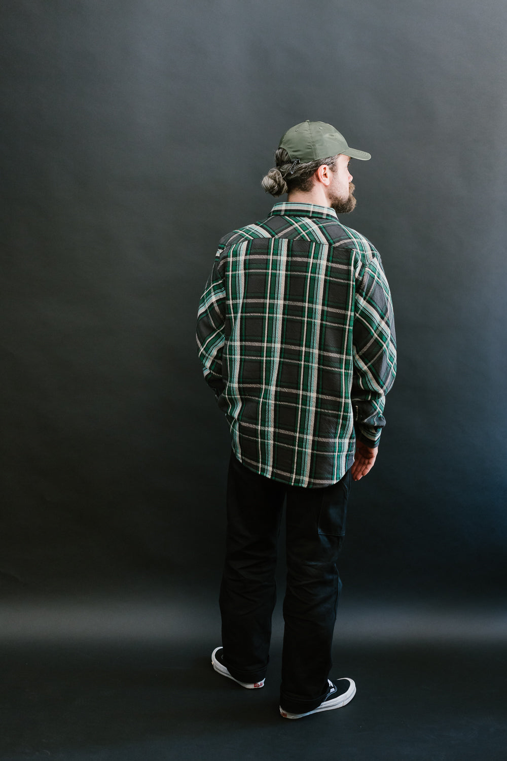 Bryson Check Flannel - Black, Green, White, Turquoise