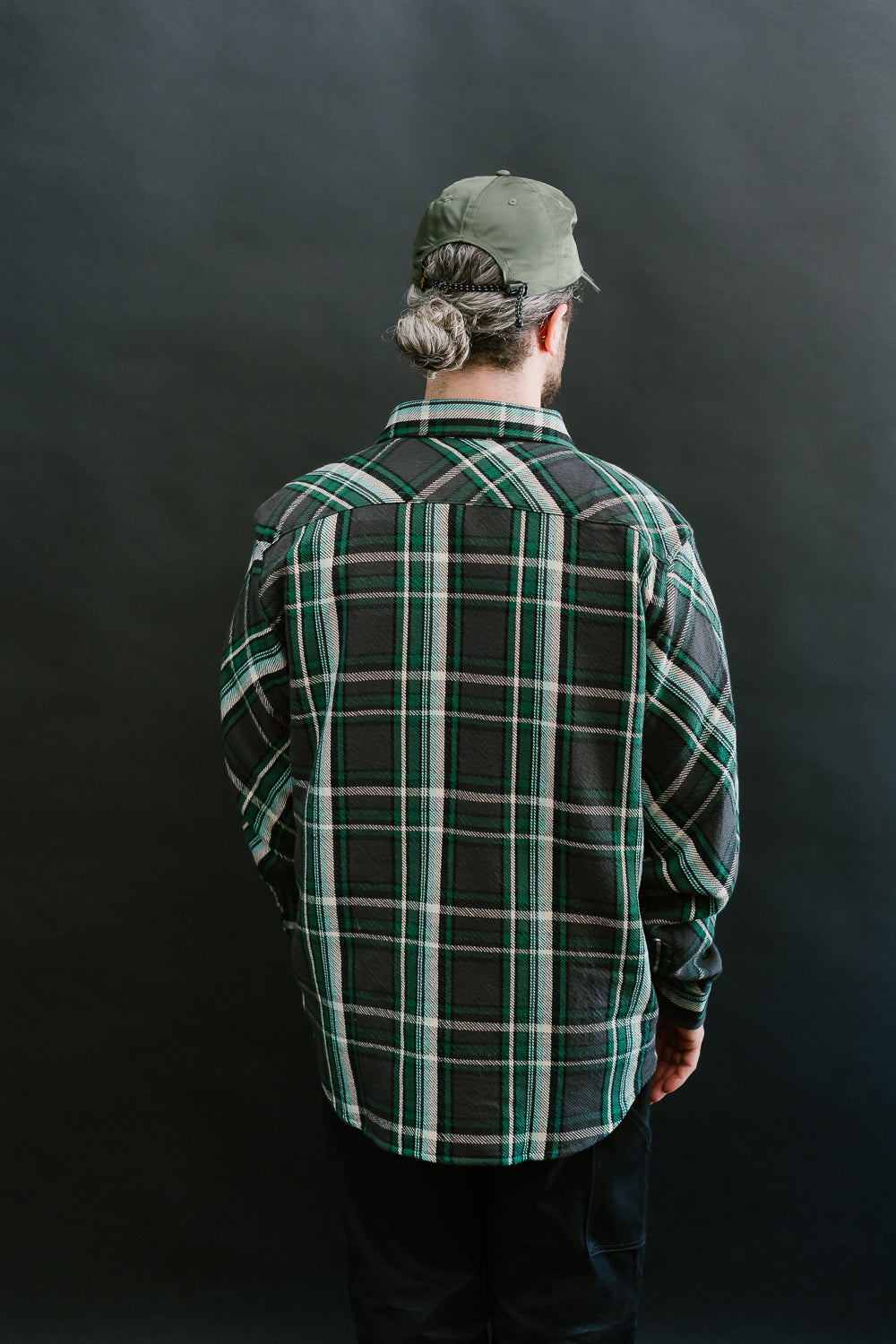 Bryson Check Flannel - Black, Green, White, Turquoise