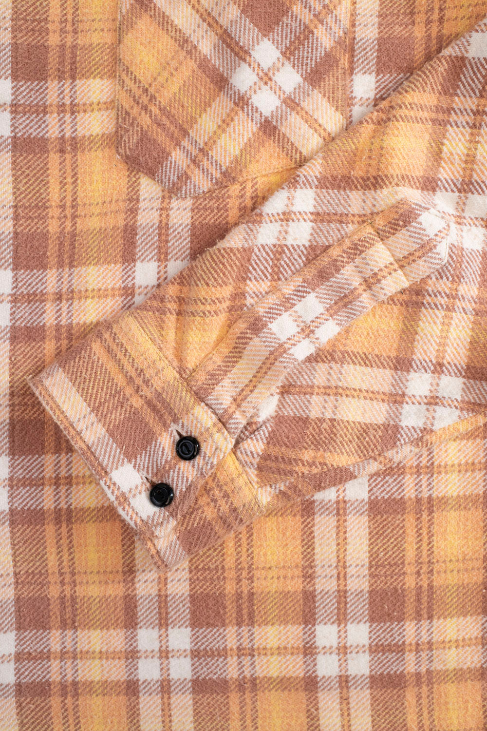 Bryson Check Flannel - Sunfaded Ochre