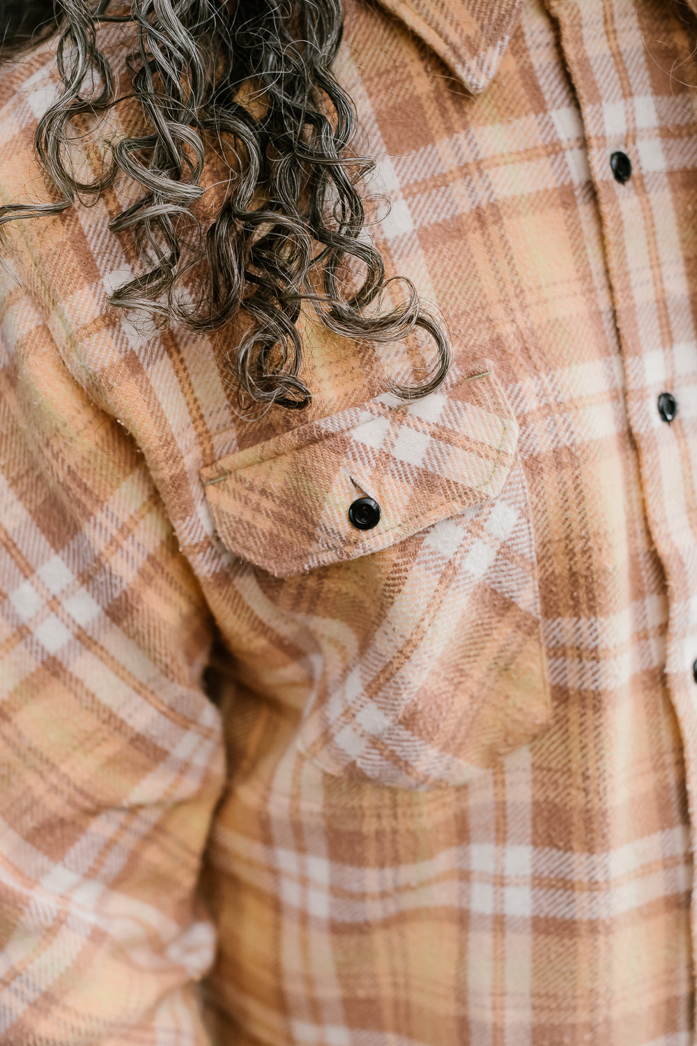 Bryson Check Flannel - Sunfaded Ochre