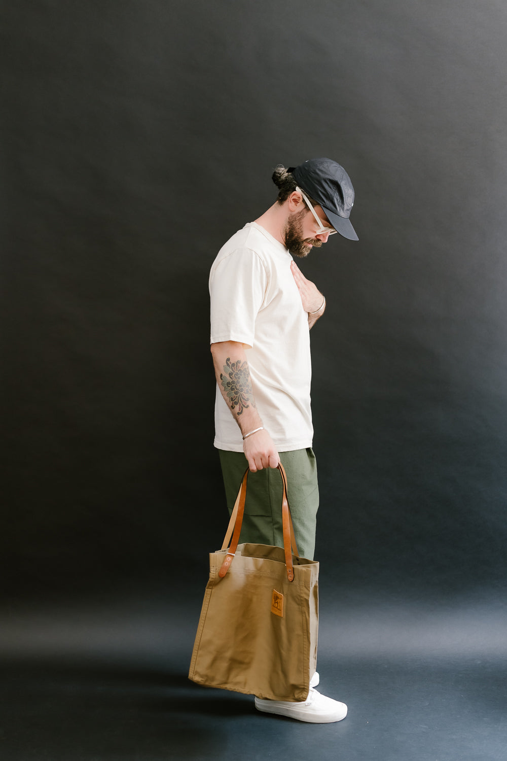 Carson Tote Bag - Beige