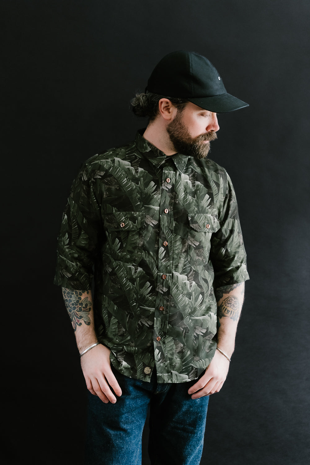 Delray Rayon Shirt - Hawaii Camo