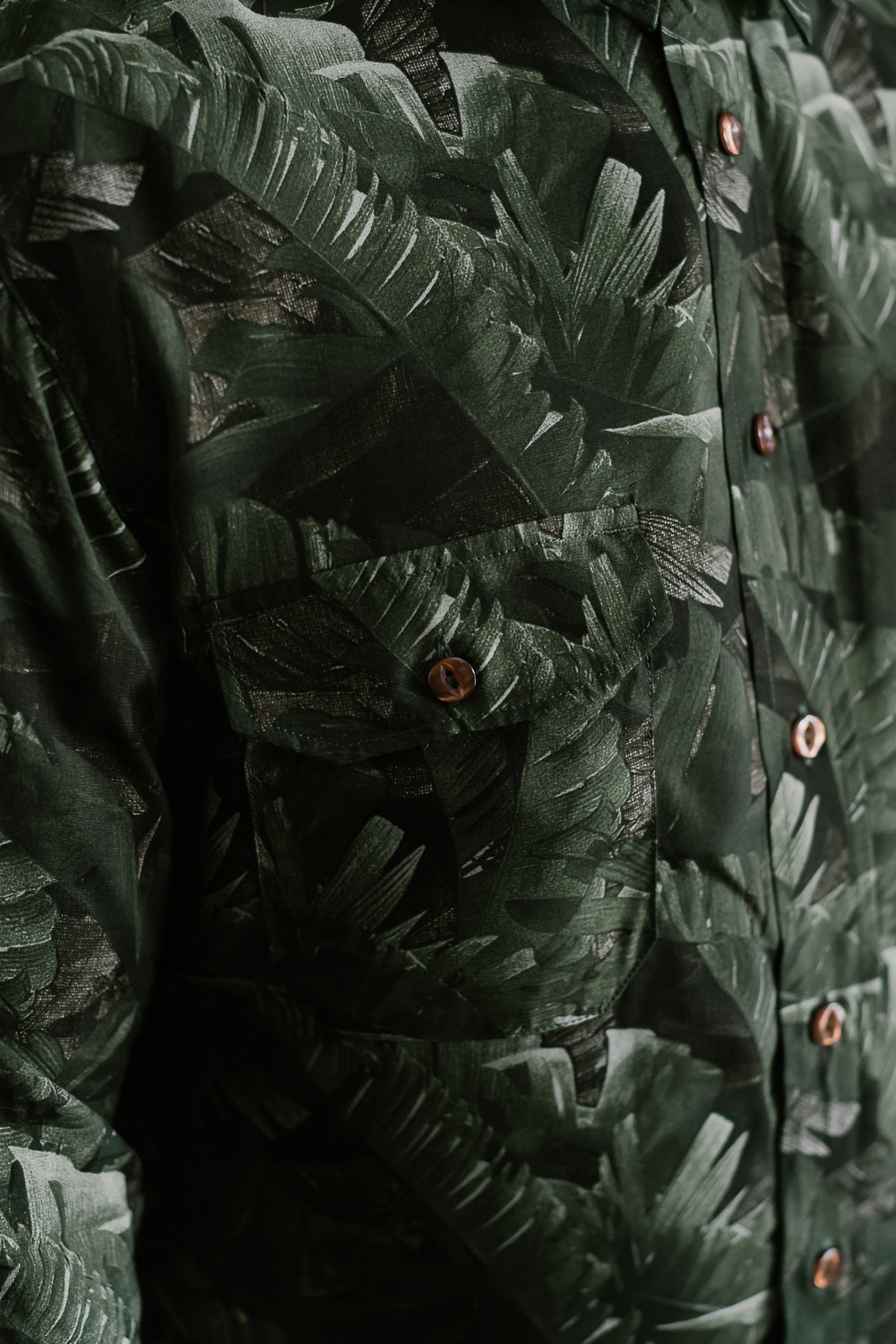 Delray Rayon Shirt - Hawaii Camo