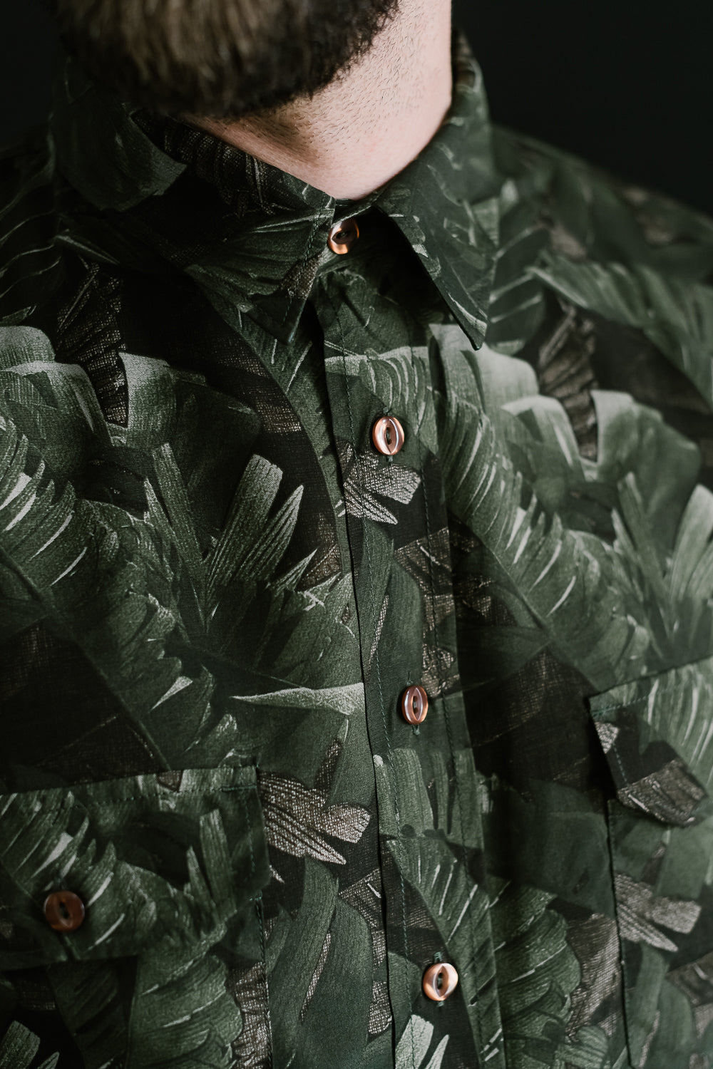 Delray Rayon Shirt - Hawaii Camo