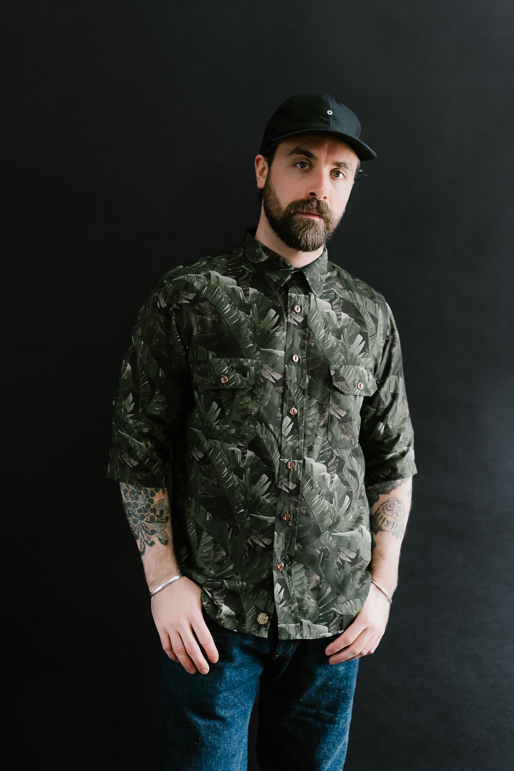 Delray Rayon Shirt - Hawaii Camo