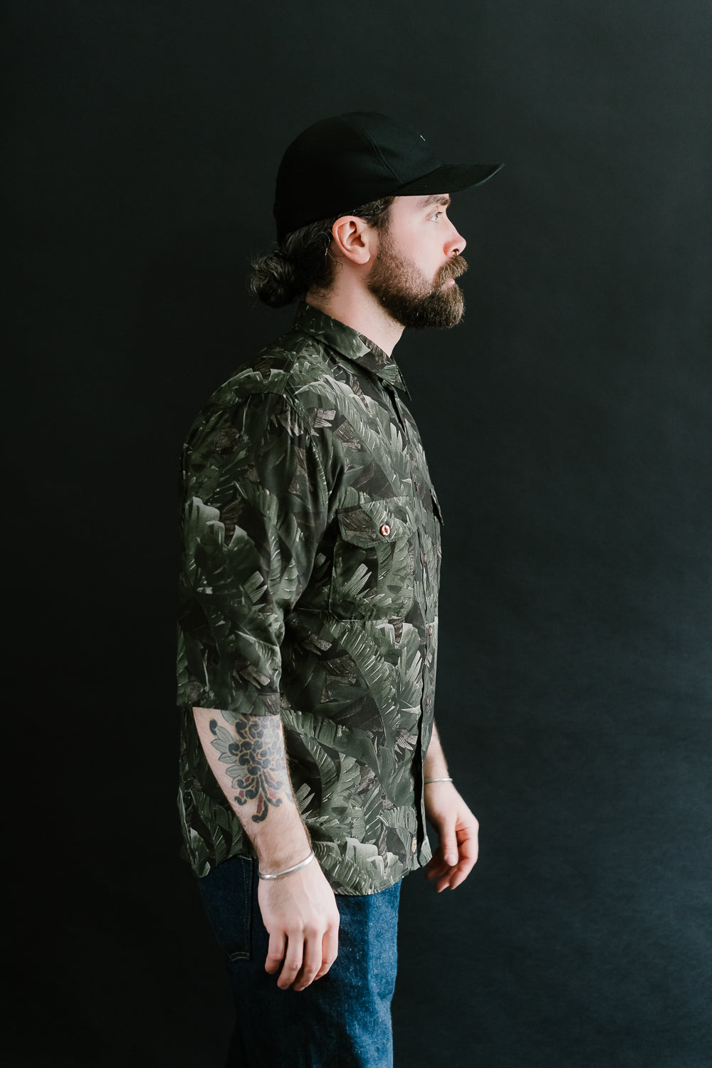 Delray Rayon Shirt - Hawaii Camo