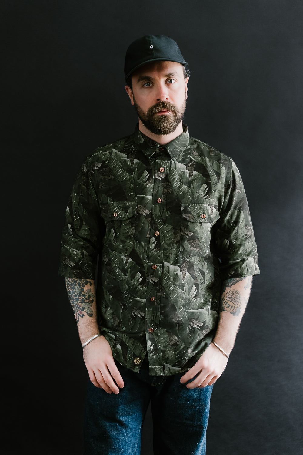 Delray Rayon Shirt - Hawaii Camo