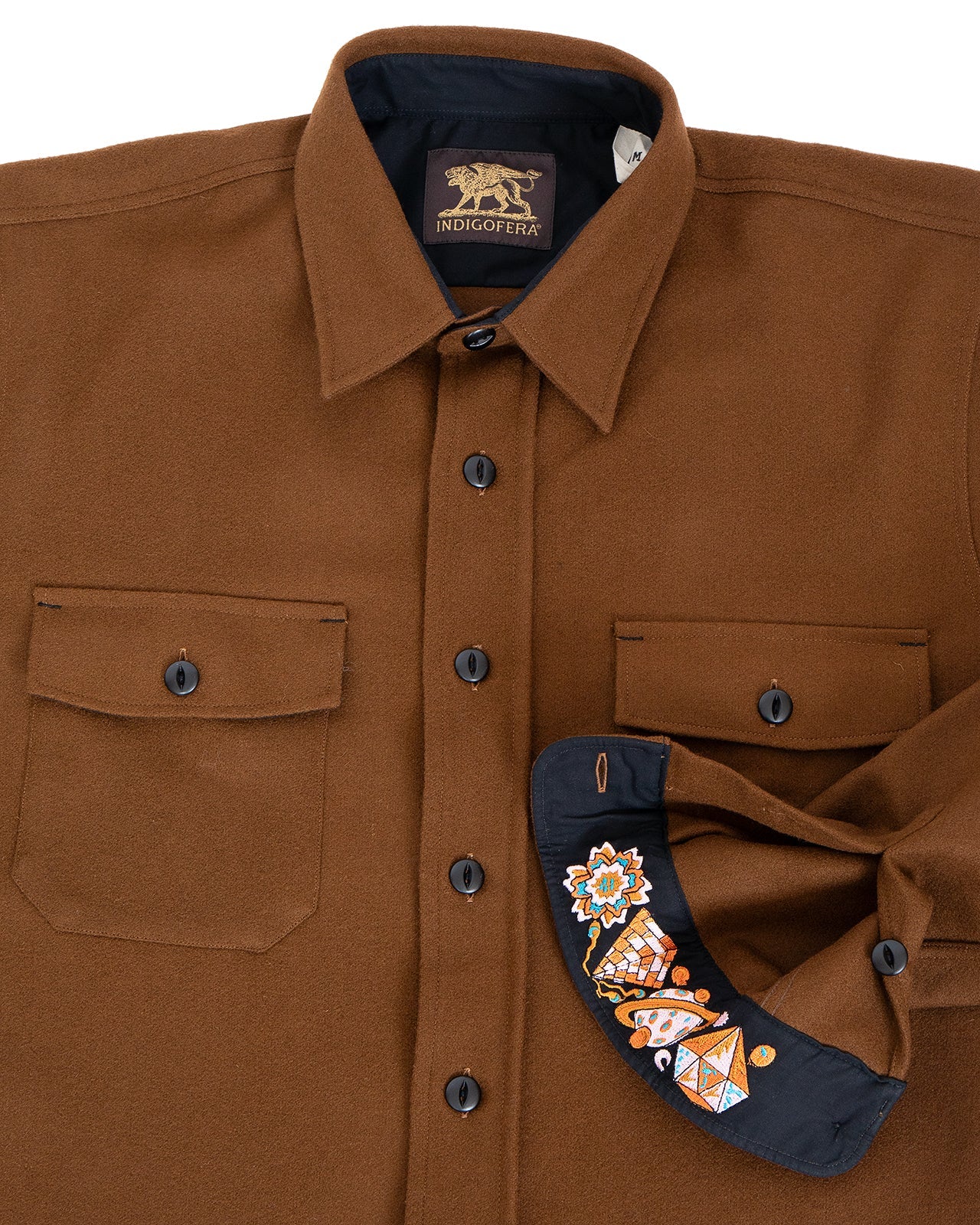 Iconic Shirt Melton Wool -  Beige