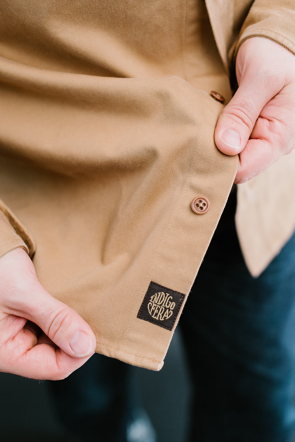 The Alamo Shirt -  Khaki Beige