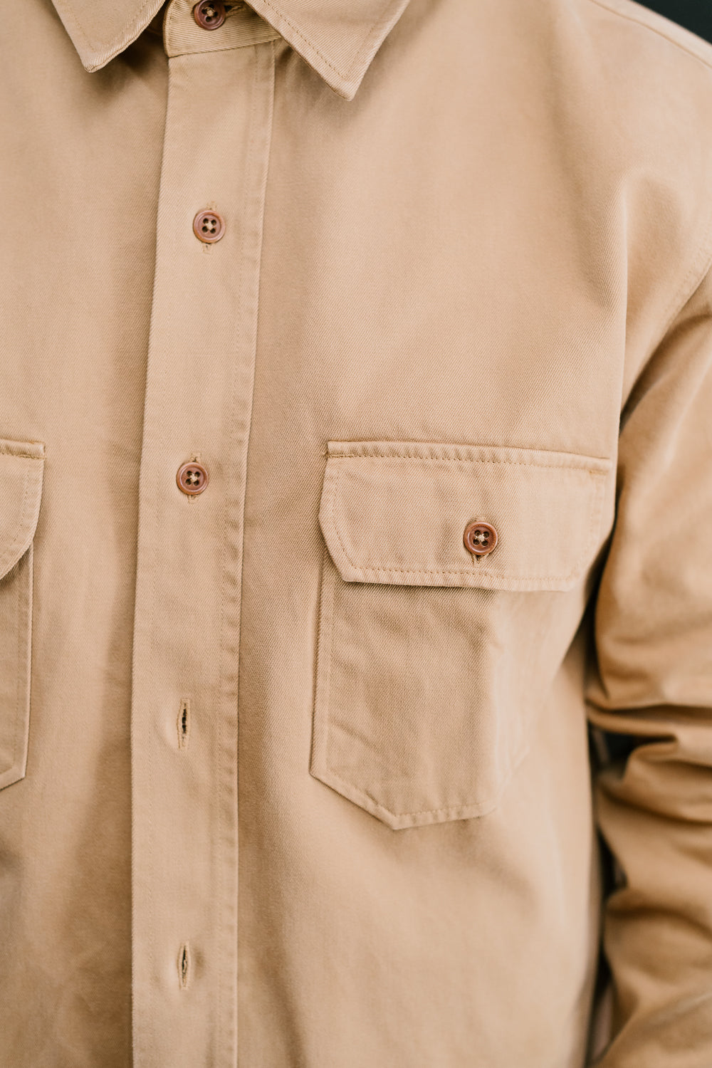 The Alamo Shirt -  Khaki Beige