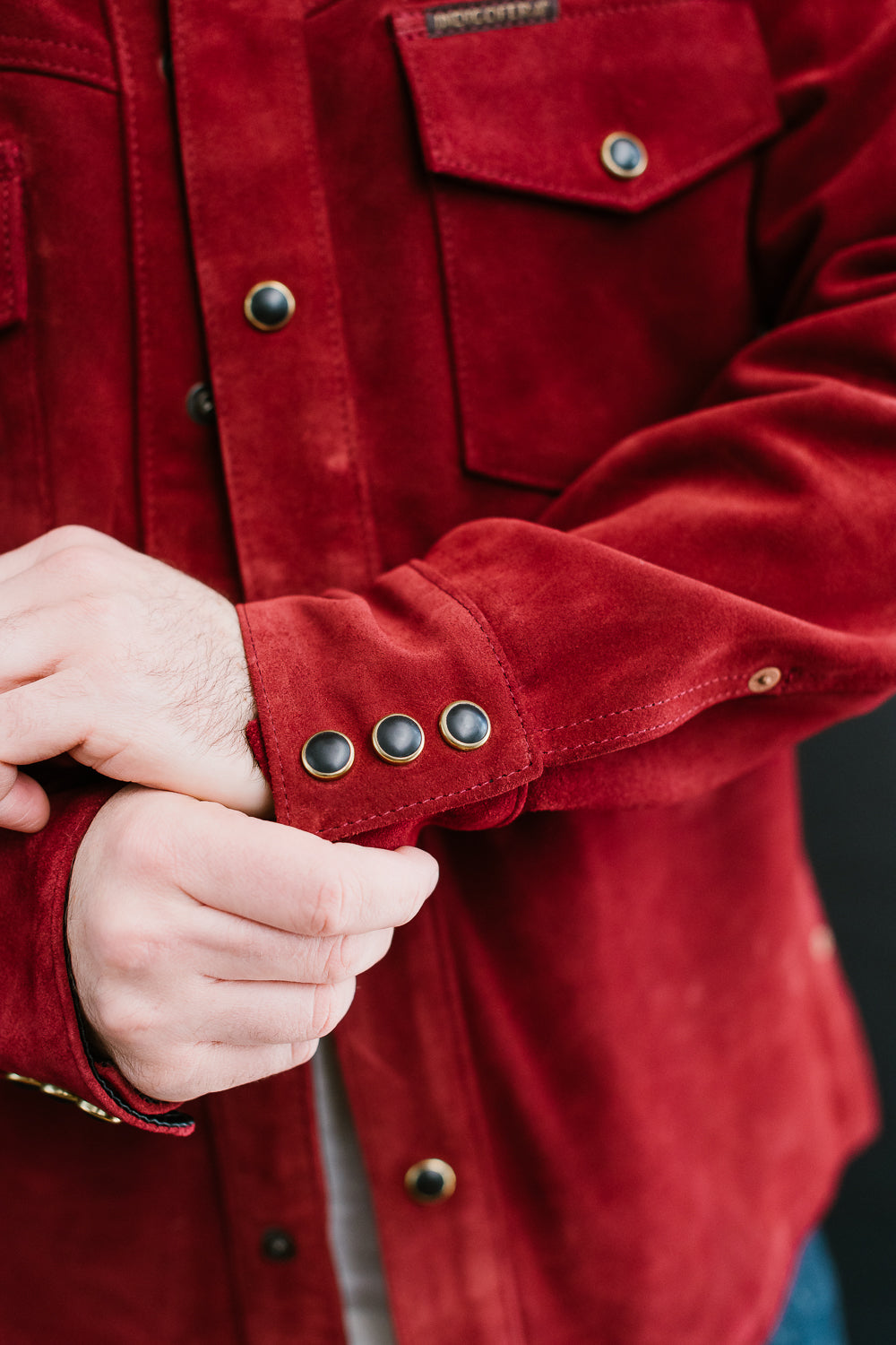 The Austin Shirt - Burgundy Nubuck