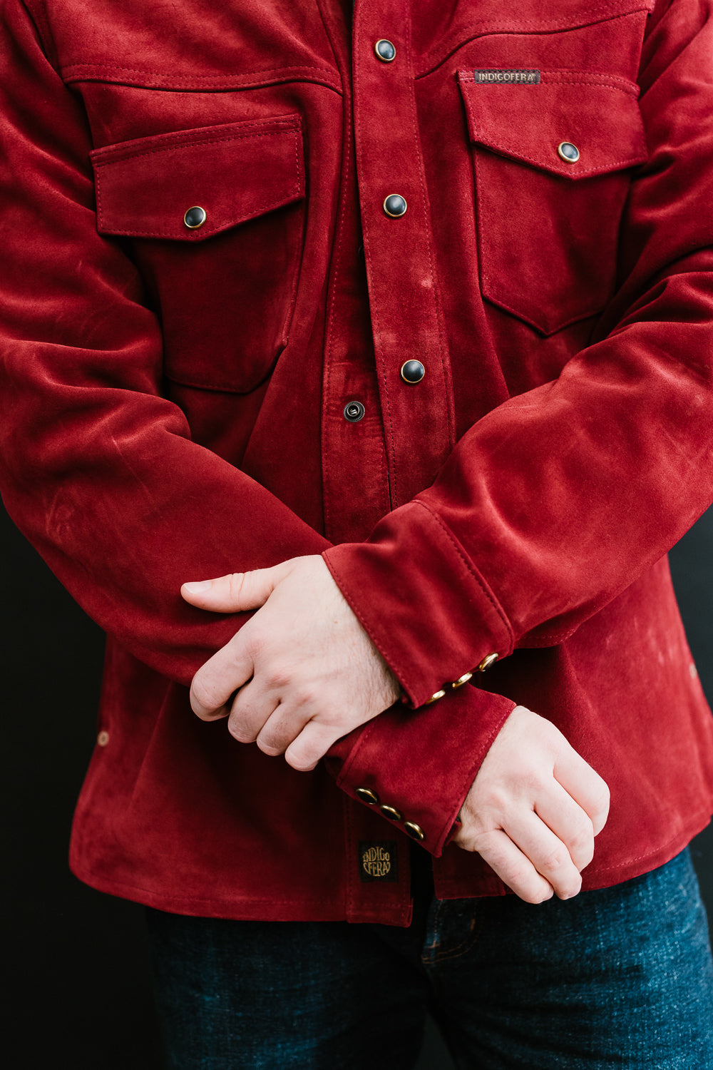 The Austin Shirt - Burgundy Nubuck