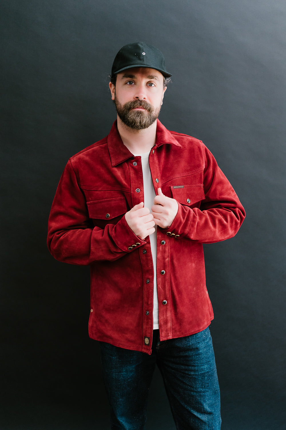 The Austin Shirt - Burgundy Nubuck