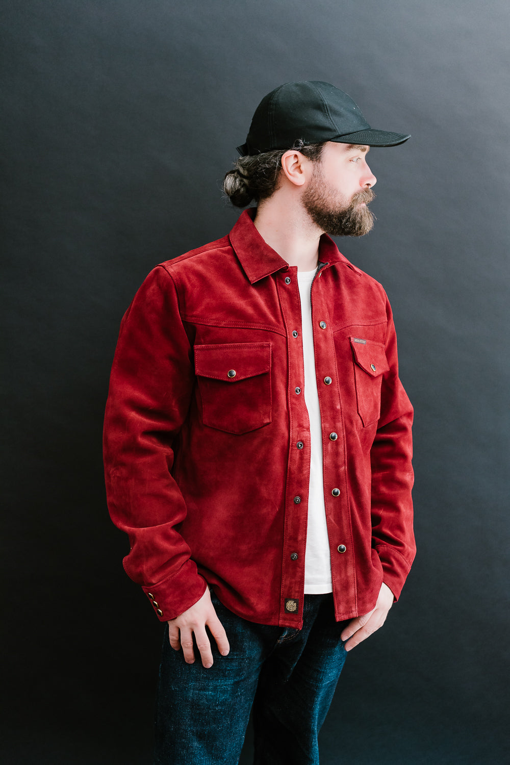 The Austin Shirt - Burgundy Nubuck