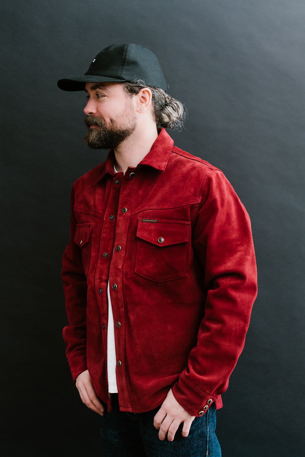 The Austin Shirt - Burgundy Nubuck