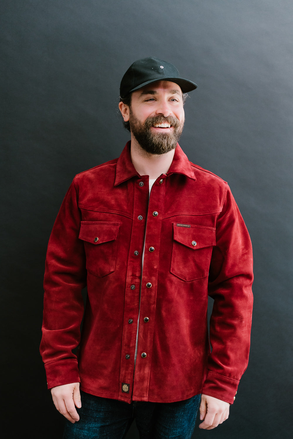 The Austin Shirt - Burgundy Nubuck