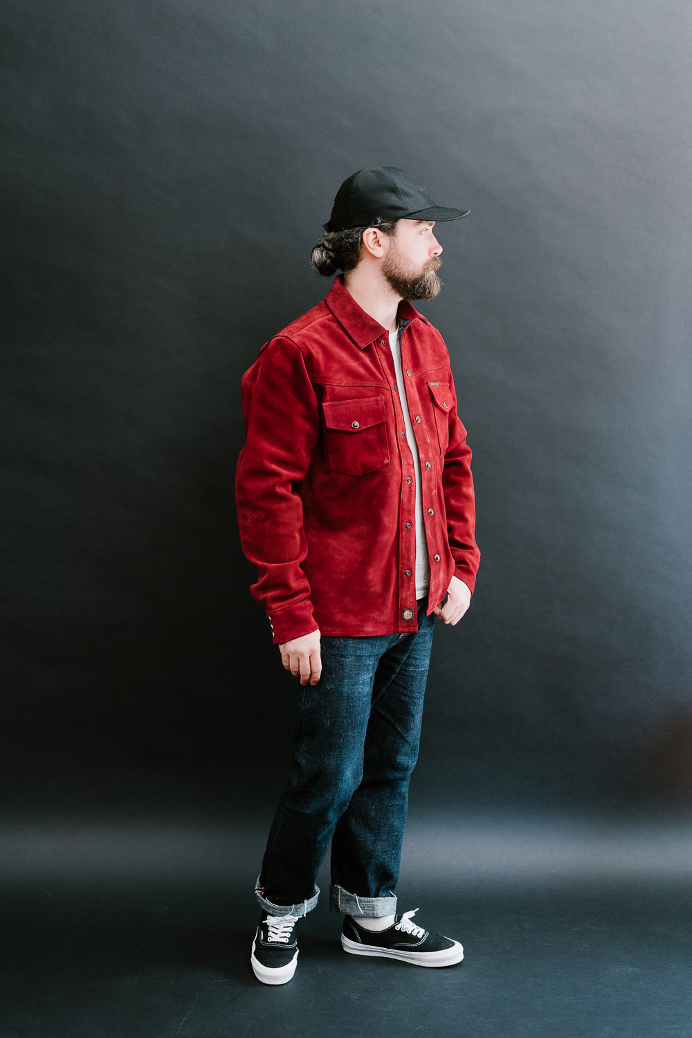 The Austin Shirt - Burgundy Nubuck