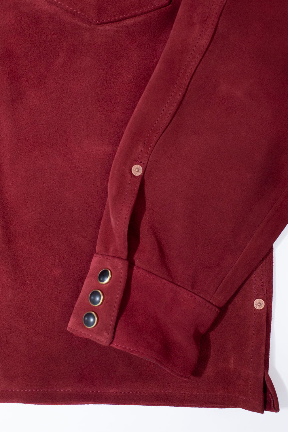 The Austin Shirt - Burgundy Nubuck