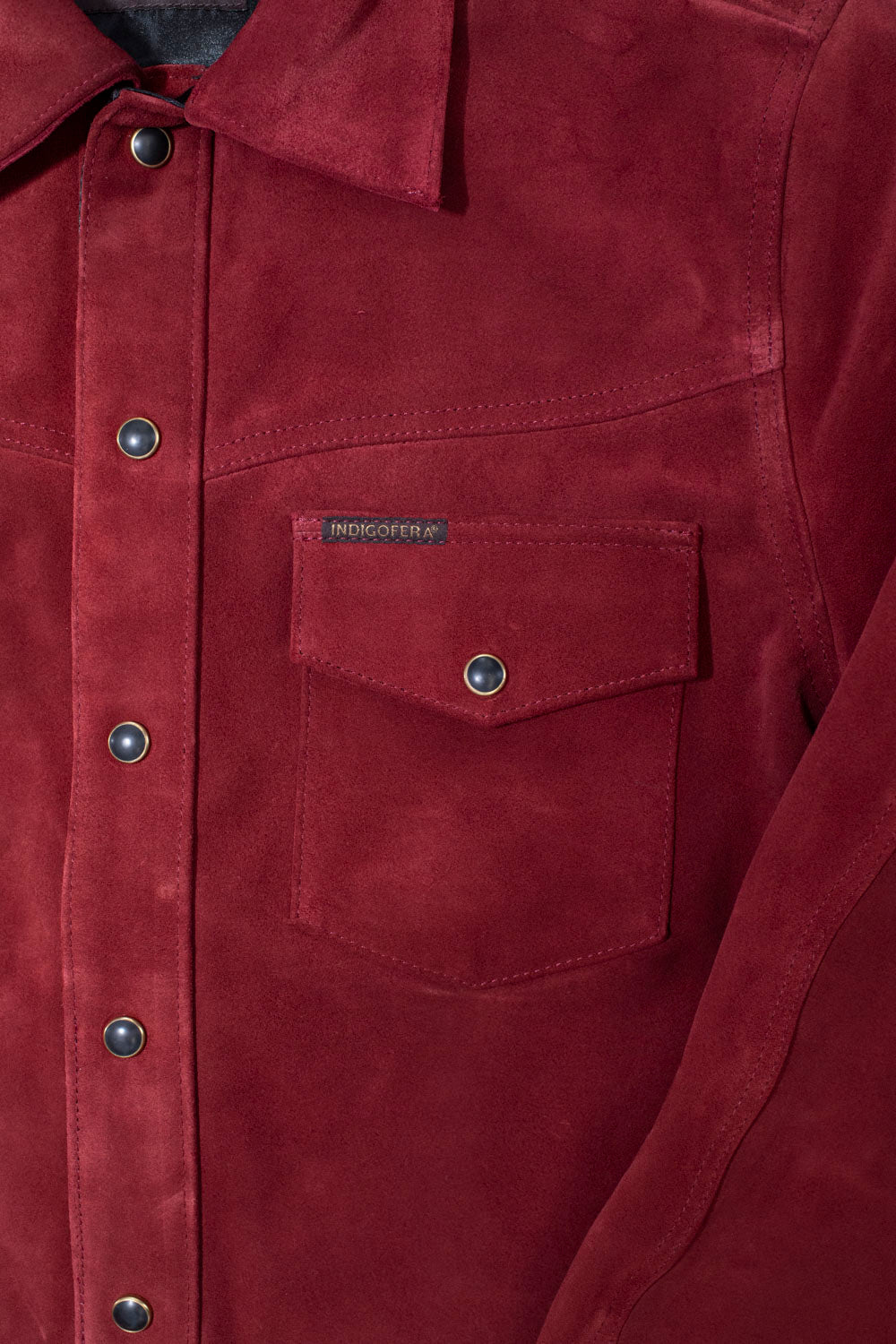 The Austin Shirt - Burgundy Nubuck