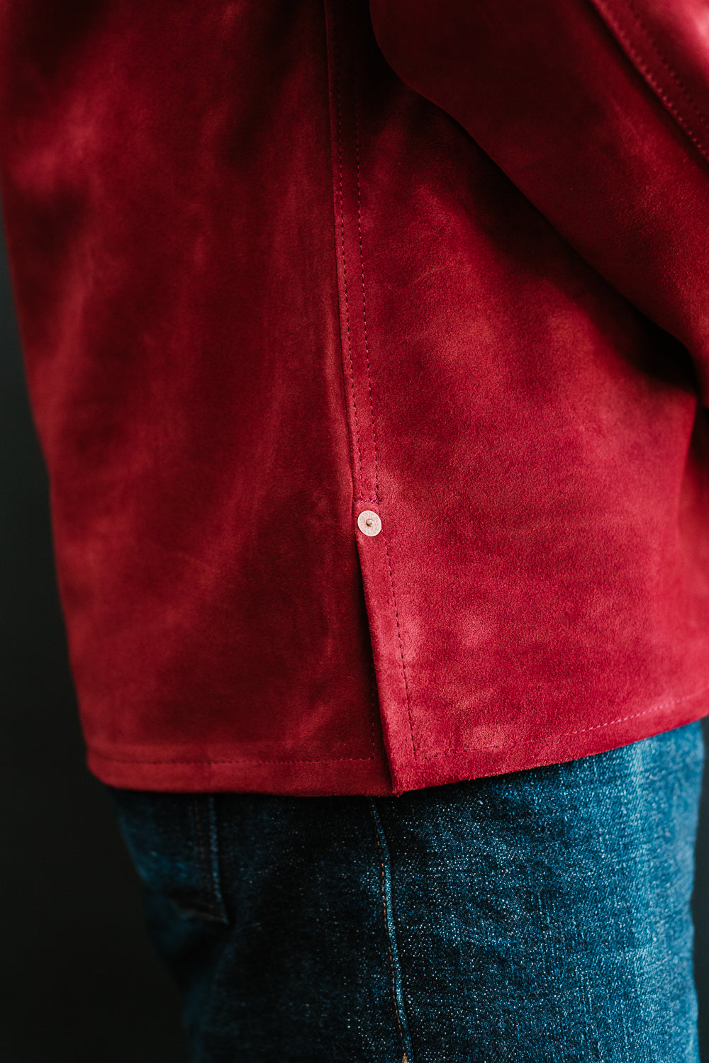 The Austin Shirt - Burgundy Nubuck