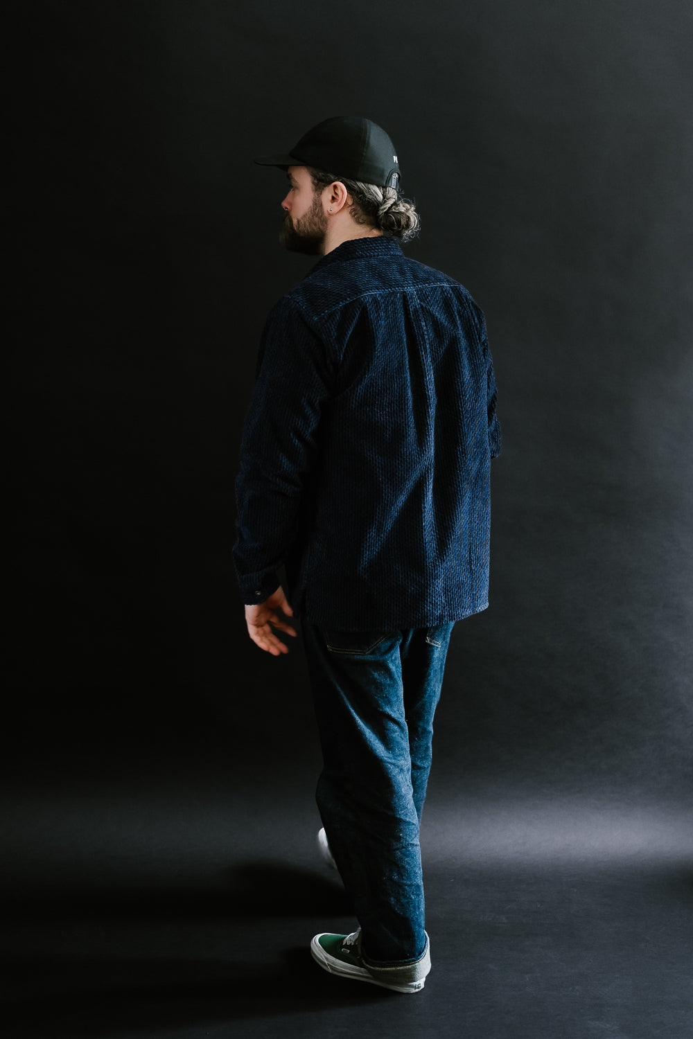 Webster Shirt Dobby Corduroy - Navy