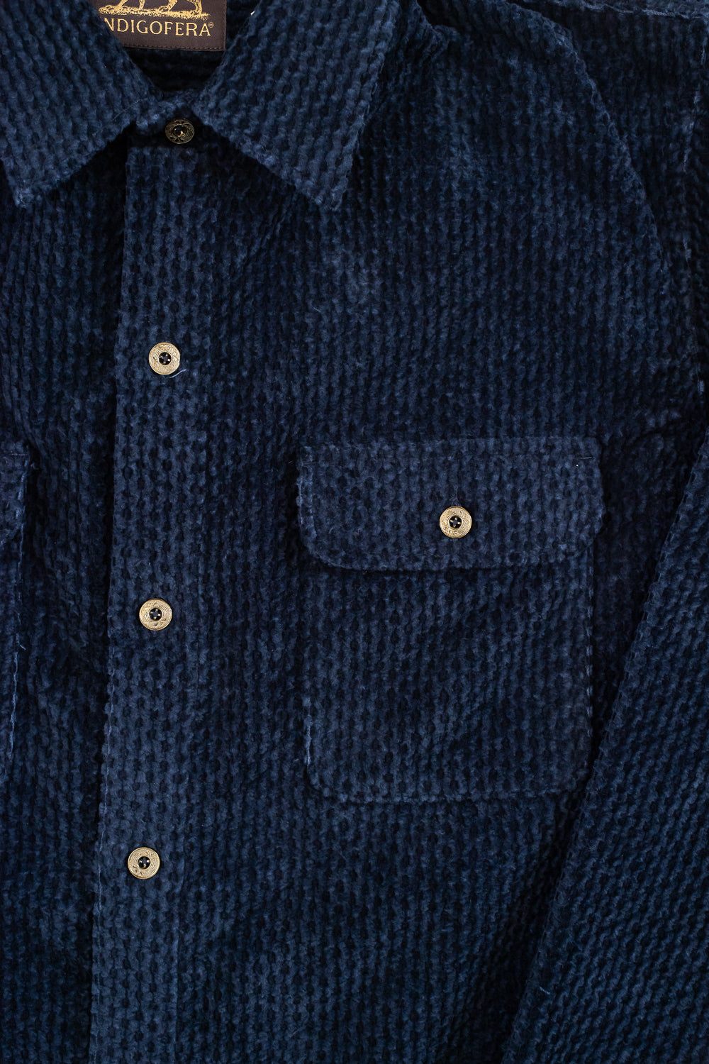 Webster Shirt Dobby Corduroy - Navy