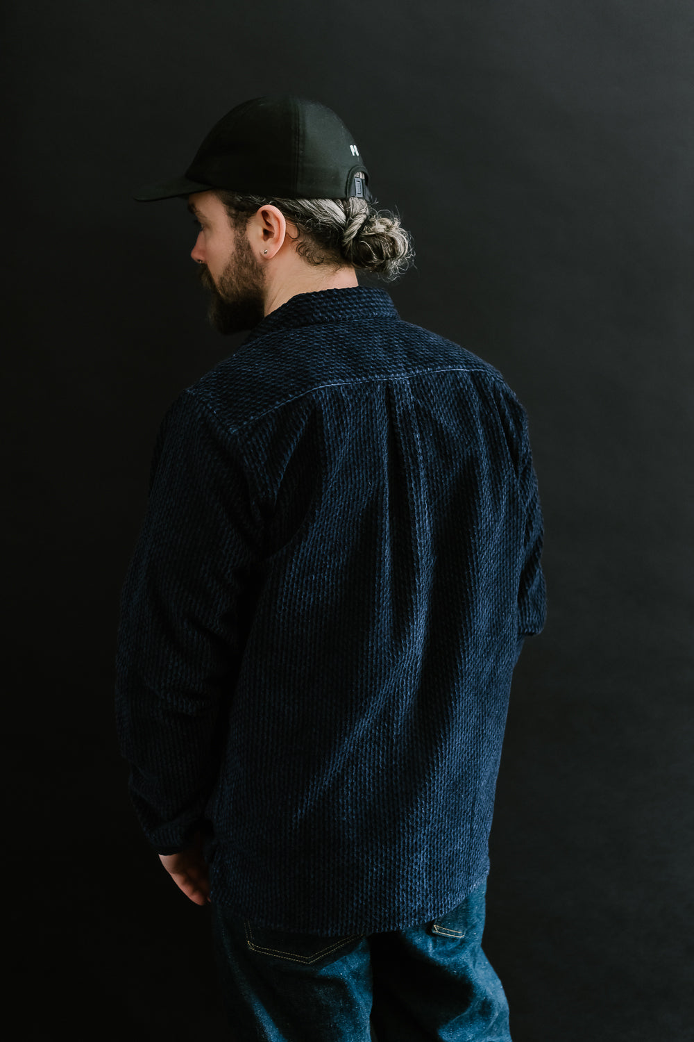 Webster Shirt Dobby Corduroy - Navy