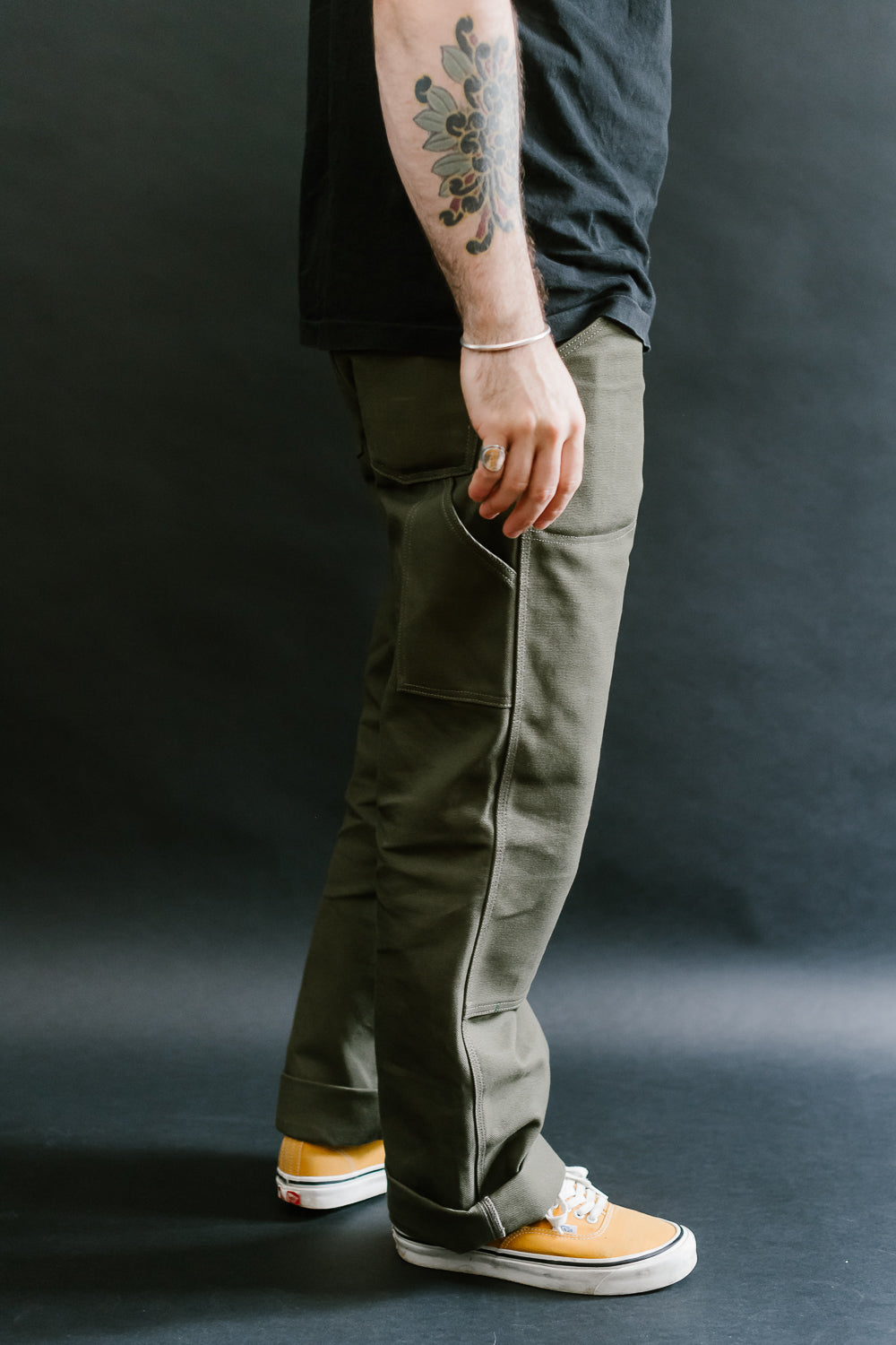 13oz - Wendell Double Knee Pant - Desert Moss