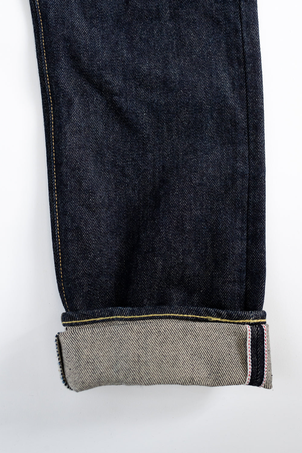 IH-888S-21 - 21oz Selvedge Denim Medium/High Rise Tapered Cut Jeans - Indigo