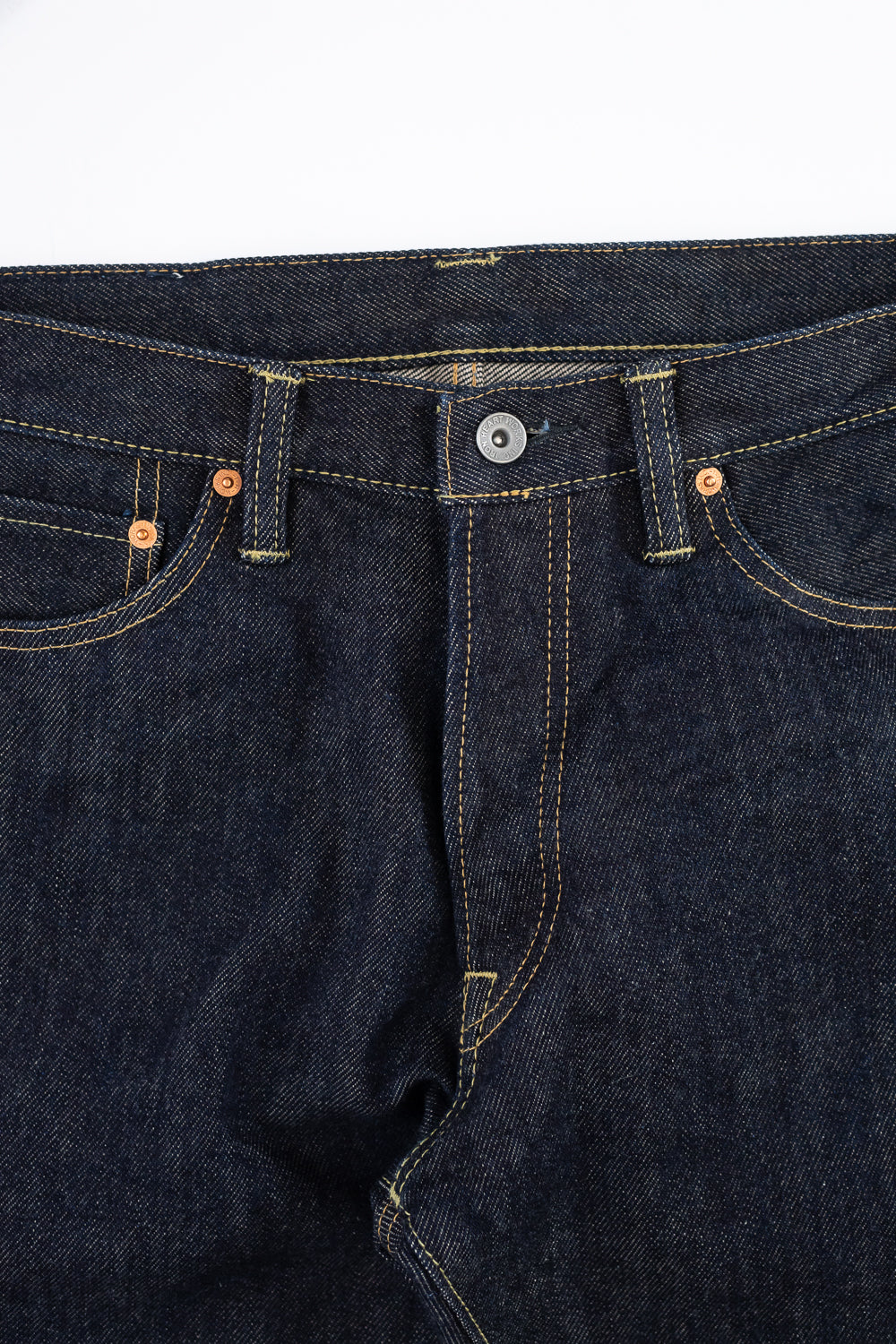 IH-634S-21 - 21oz Selvedge Denim Straight Cut Jeans - Indigo