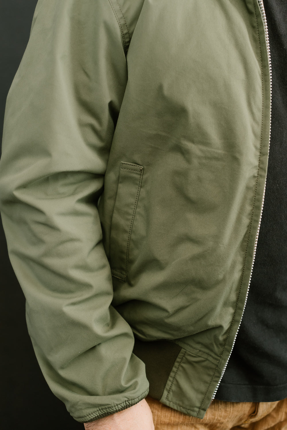 IHJ-130-OLV-NP - Reversible Tanker Jacket - Olive