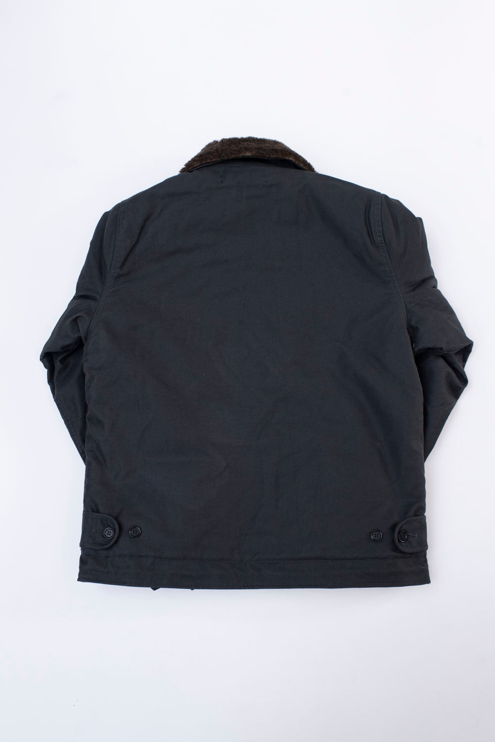 IHM-37-BLK - Oiled Whipcord N1 Deck Jacket - Black