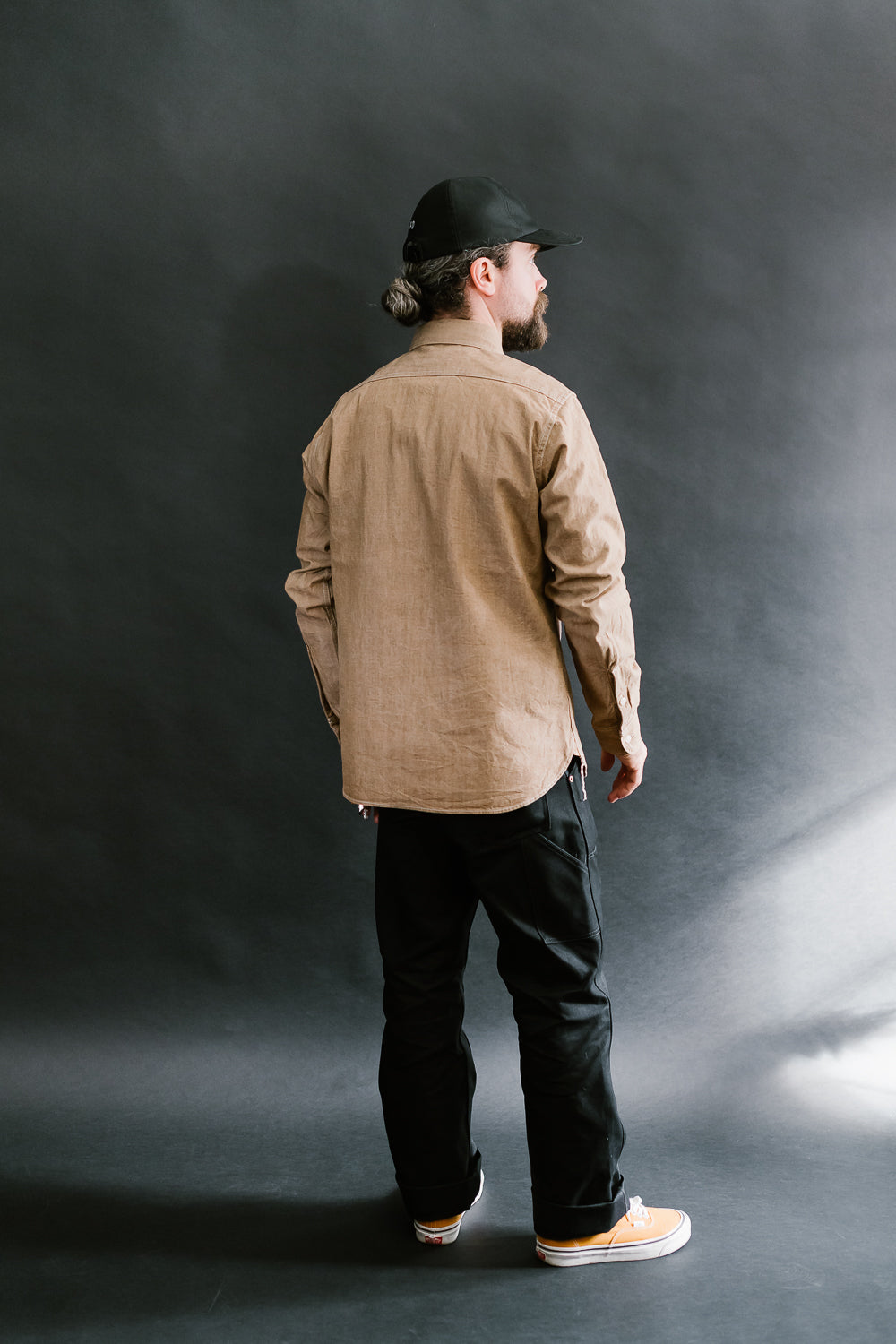 IHSH-363-MOC - 10oz Organic Chambray Work Shirt - Mocha