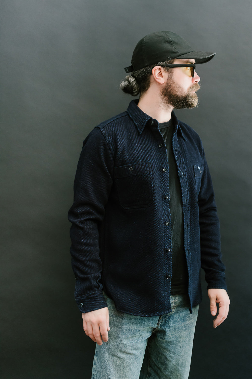 IHSH-288-IND - Kersey Work Shirt - Indigo